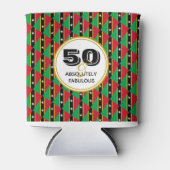 ST KITTS & NEVIS 50 absoluut Fabulous Monogram Blikjeskoeler (Voorkant)