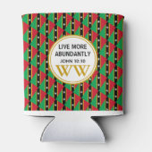 ST KITTS & NEVIS 50 absoluut Fabulous Monogram Blikjeskoeler (Achterkant)