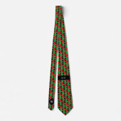 ST KITTS & NEVIS Christelijke Schrift Monogram Vla Stropdas (Achterkant)