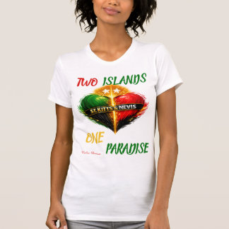 ST.Kitts & Nevis Kleurrijk T-Shirt