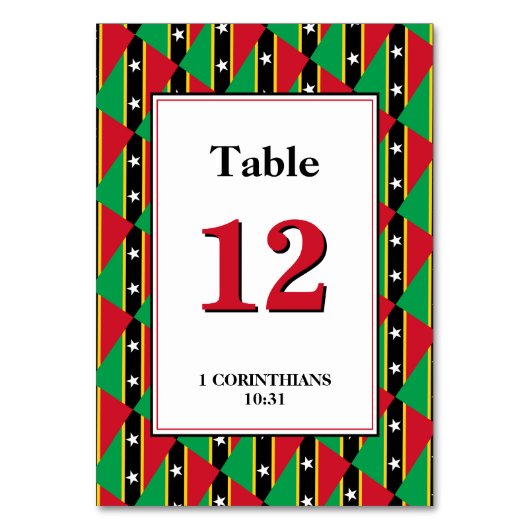 ST KITTS NEVIS Patriottische Banketviering Kaart (Voorkant)