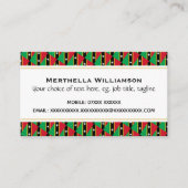 ST KITTS NEVIS VISITEKAARTJE (Voorkant)