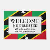 ST KITTS NEVIS Welkom Deurmat (Voorkant)