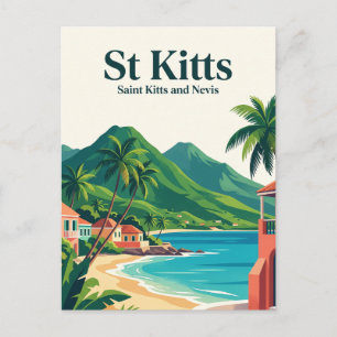 St Kitts Saint Kitts en Nevis Briefkaart