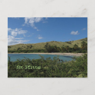 St. Kitts Tropical Beach Photo Briefkaart