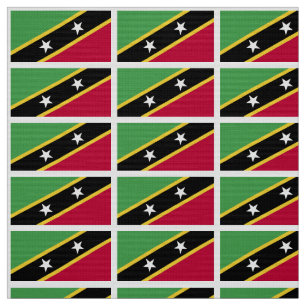 St. Kitts vlag Stof