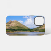 St kitts zuidkust meer iPhone hoesje (Achterkant horizontaal)