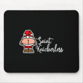 St. Knickerless Funny Mooning Santa Claus Christma Muismat (Voorkant)