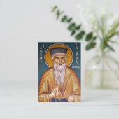 St. Kosmas Aitolos Orthodox Christelijk Gebed Kaar Plaatskaartje (Staand voorkant)