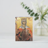 St. Kyriaki of Nicomedia Orthodox Prayer Card      Plaatskaartje (Staand voorkant)