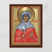 St. Laura Prayer Card Briefkaart (Voorkant)