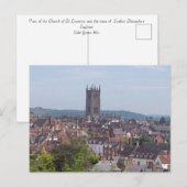 St Laurence's Kerk Ludlow Briefkaart (Voorkant / Achterkant)