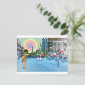 St Laurent Street Briefkaart (Staand voorkant)