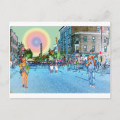 St Laurent Street Briefkaart (Voorkant)