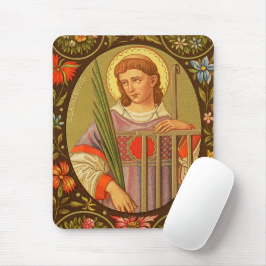 St. Laurentius van Rome (PM 04) Muismat (Met muis)