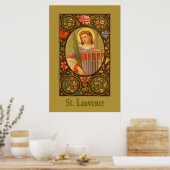 St. Laurentius van Rome (PM 04) Poster 1 (Keuken)
