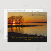 St. Lawrence het Briefkaart van de Zeeweg bij (Voorkant / Achterkant)