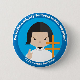 St. Lawrence Justinian Ronde Button 5,7 Cm