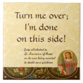 St. Lawrence of Rome (PL 04) Tegeltje (Voorkant)