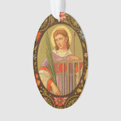 St. Lawrence of Rome (PM 04) Acrylische stof Ornament (voorkant)