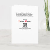 St Lawrence of Rome (PM 04) Blank Greeting Kaart (Achterkant)