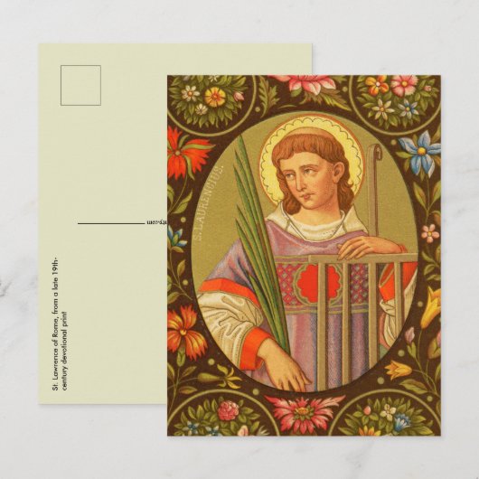St. Lawrence of Rome (PM 04) Briefkaart 2 (Voorkant / Achterkant)
