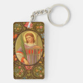 St. Lawrence of Rome (PM 04), Double Afbeelding Sleutelhanger (achterkant)