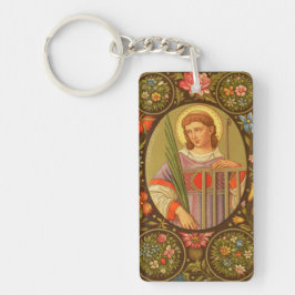St. Lawrence of Rome (PM 04), Double Afbeelding Sleutelhanger