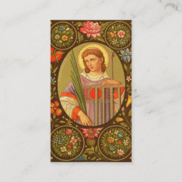St. Lawrence of Rome (PM 04) Full Bleed Visitekaartje