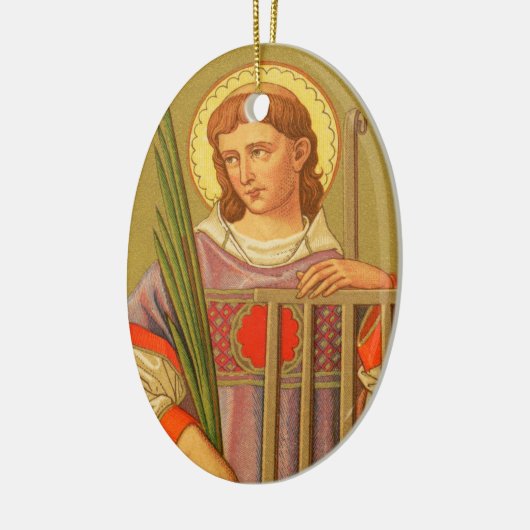 St. Lawrence of Rome (PM 04) Keramisch Ornament (Links)
