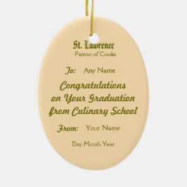 St. Lawrence of Rome (PM 04) Keramisch Ornament