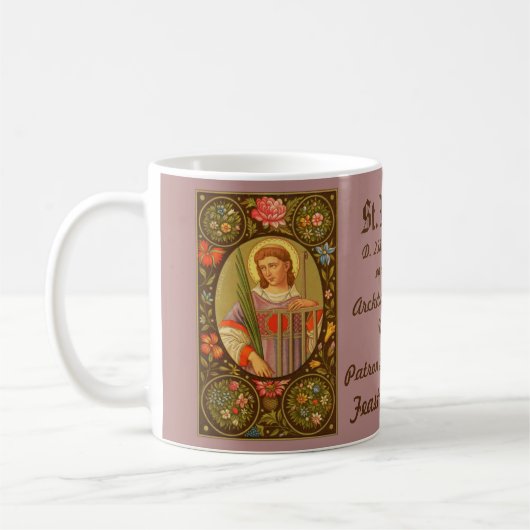 St. Lawrence of Rome (PM 04) Koffee Mok 2a (Links)