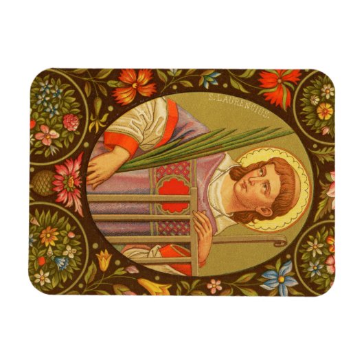 St. Lawrence of Rome (PM 04) Magneet (Horizontaal)