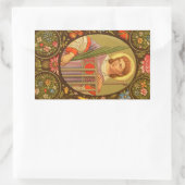 St. Lawrence of Rome (PM 04) Rechthoekige Sticker (Tas)