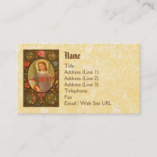 St. Lawrence of Rome (PM 04) Standard Visitekaartje (Voorkant)