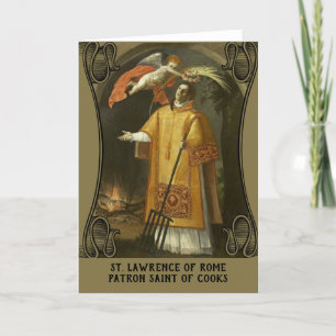 St. Lawrence Patron Saint-Cooks Kaart