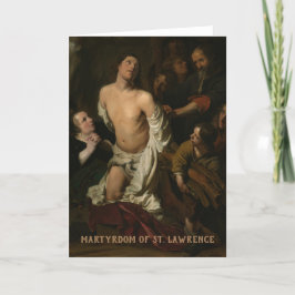 St. Lawrence Prayer Saint-Cooks Kaart