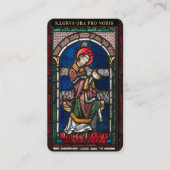 St. Lawrence Religieuze Katholieke Martelaar Praye Plaatskaartje (Voorkant)