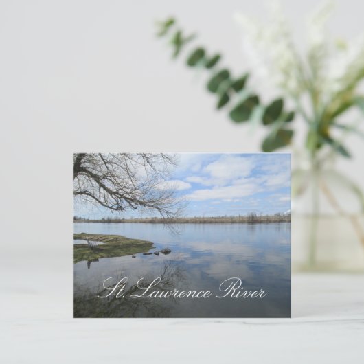 St. Lawrence River en Seaway, New York Briefkaart (Staand voorkant)