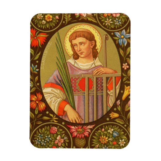 St. Lawrence van Rome (PM 04) Magneet (Verticaal)