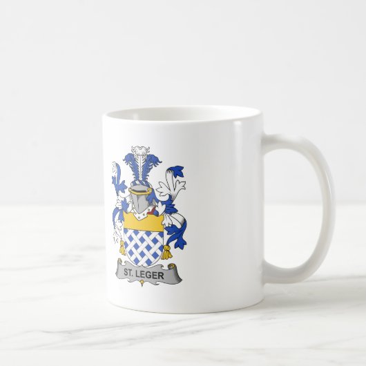 St. Leger Family Crest Koffiemok (Rechts)