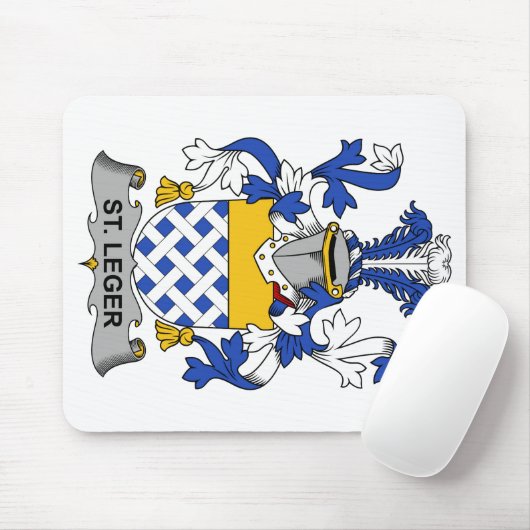 St. Leger Family Crest Muismat (Met muis)