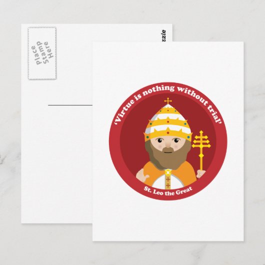 St. Leo de Grote Briefkaart (Voorkant / Achterkant)
