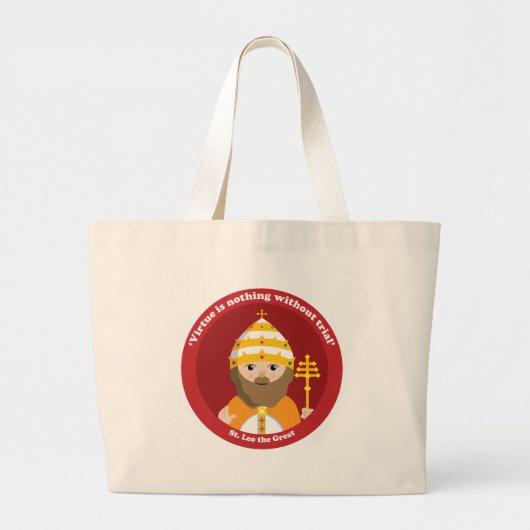 St. Leo de Grote Tote Bag (Voorkant)