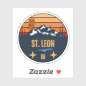 St. Leon, Indiana Sticker (Vel)