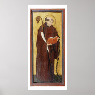 St. Leonard (olie op gouden bodemplaat) (paar 12 Poster