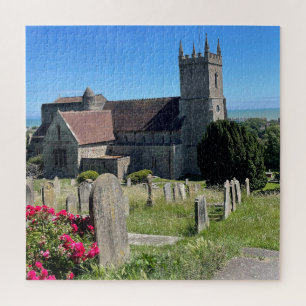 St Leonards Church Hythe vanuit de lucht Legpuzzel