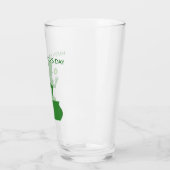 ST. LEPRECHAUN glas VAN DE DAG VAN DE PATRICK (Links)