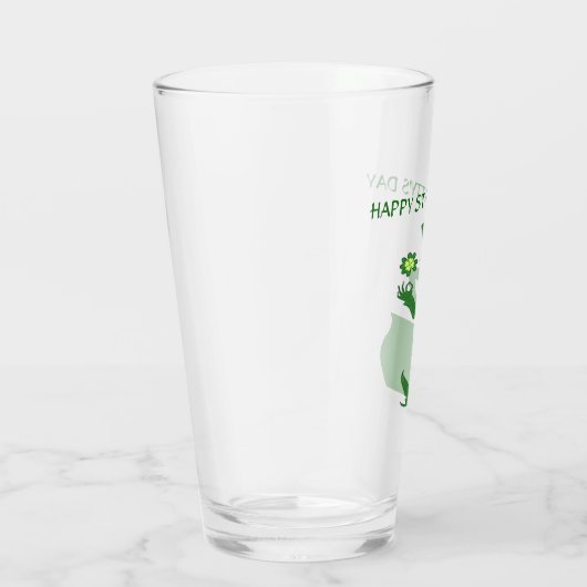 ST. LEPRECHAUN glas VAN DE DAG VAN DE PATRICK (Rechts)
