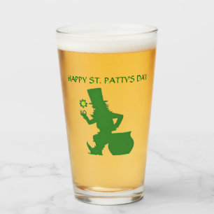 ST. LEPRECHAUN glas VAN DE DAG VAN DE PATRICK